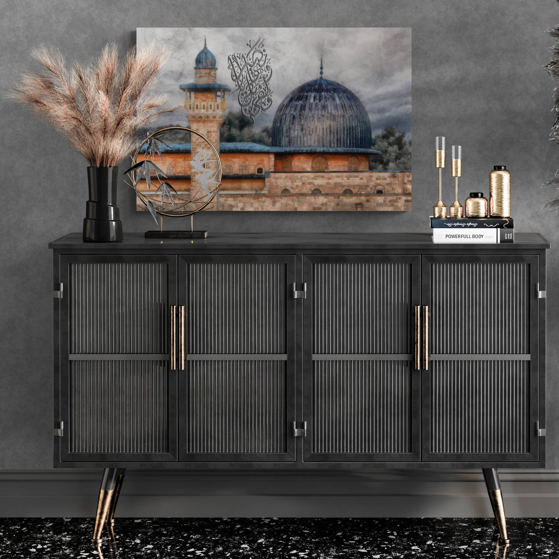 Al Aqsa Mosque Canvas Art for Home and Office Decor