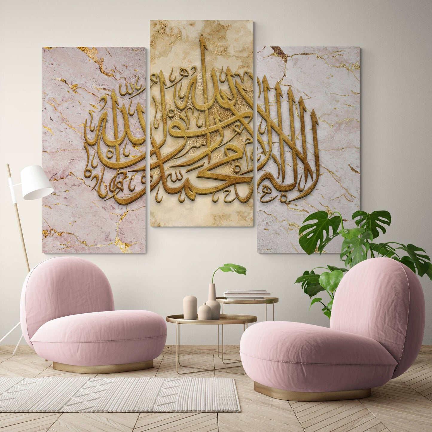 Abstract Islamic Wall Art-Kalima tus Shahadah-Thuluth-Giclée Fine Art Print