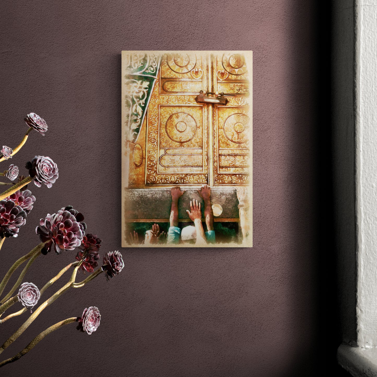 ISLAMIC DECOR-KAABA-Digital Painting Islamic Art-Fine Art Print