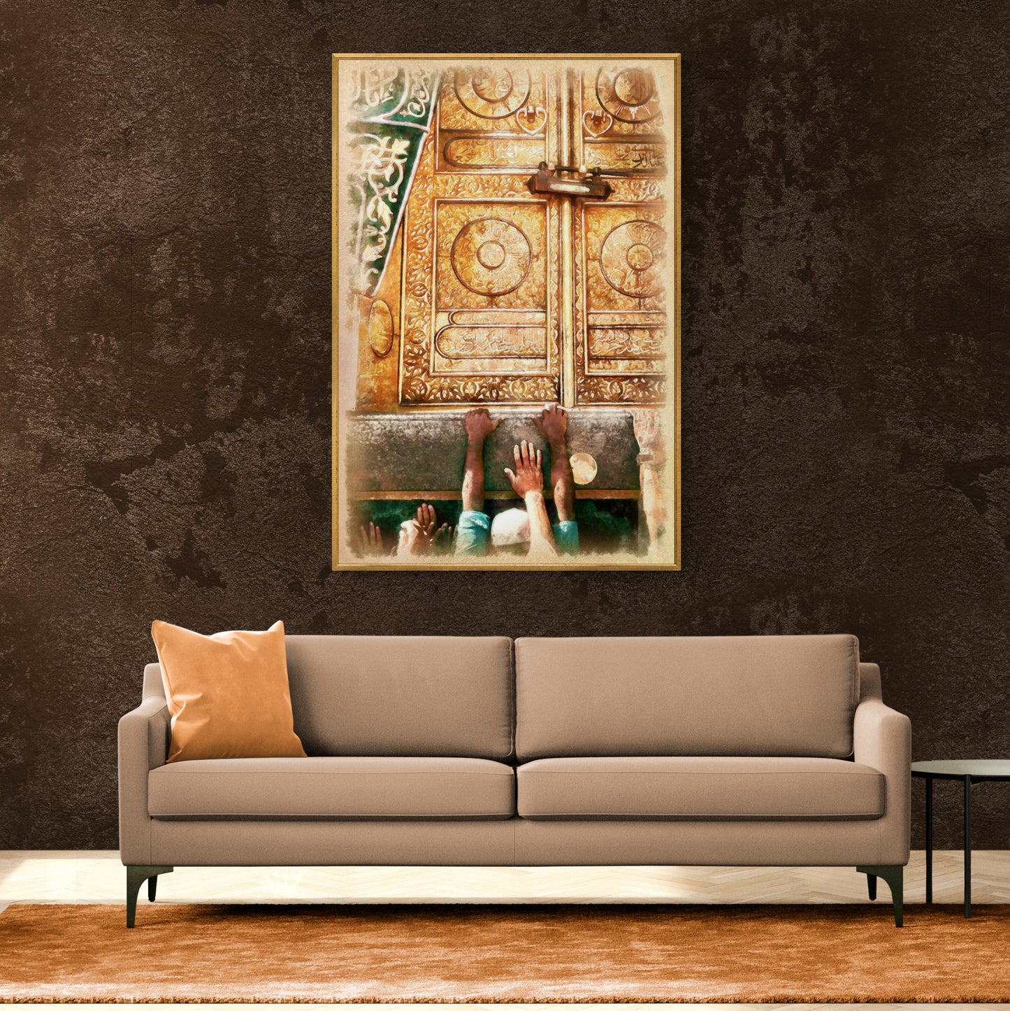 ISLAMIC DECOR-KAABA-Digital Painting Islamic Art-Fine Art Print