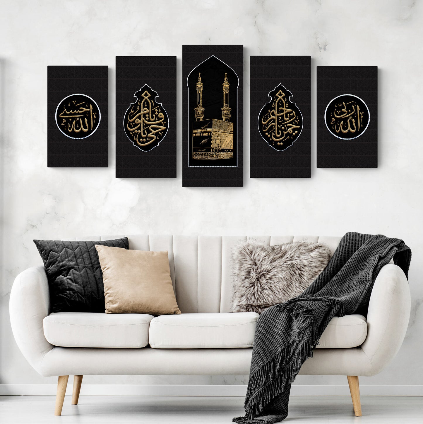 ISLAMIC HOME DECOR-Kiswah of the Kaaba-Makkah-Hajj Artwork-Giclée Fine Art Print