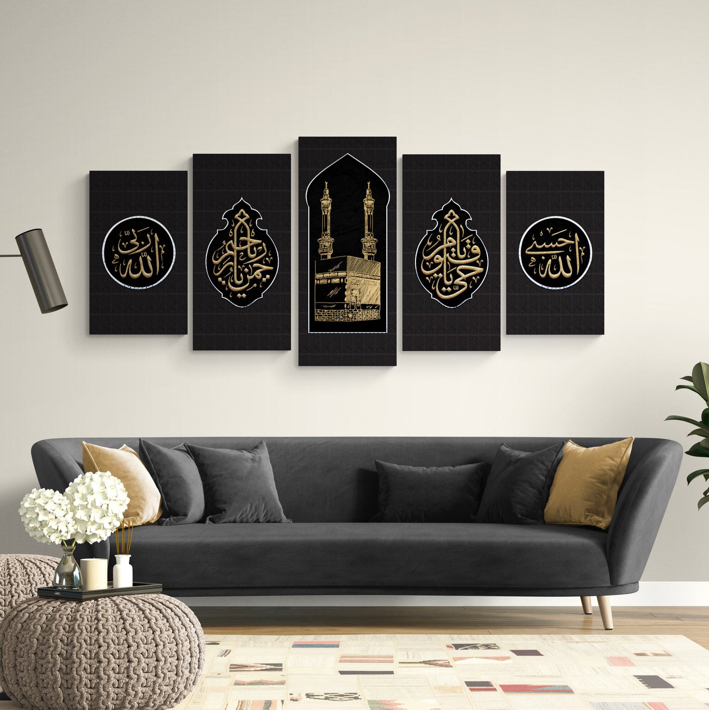 ISLAMIC HOME DECOR-Kiswah of the Kaaba-Makkah-Hajj Artwork-Giclée Fine Art Print
