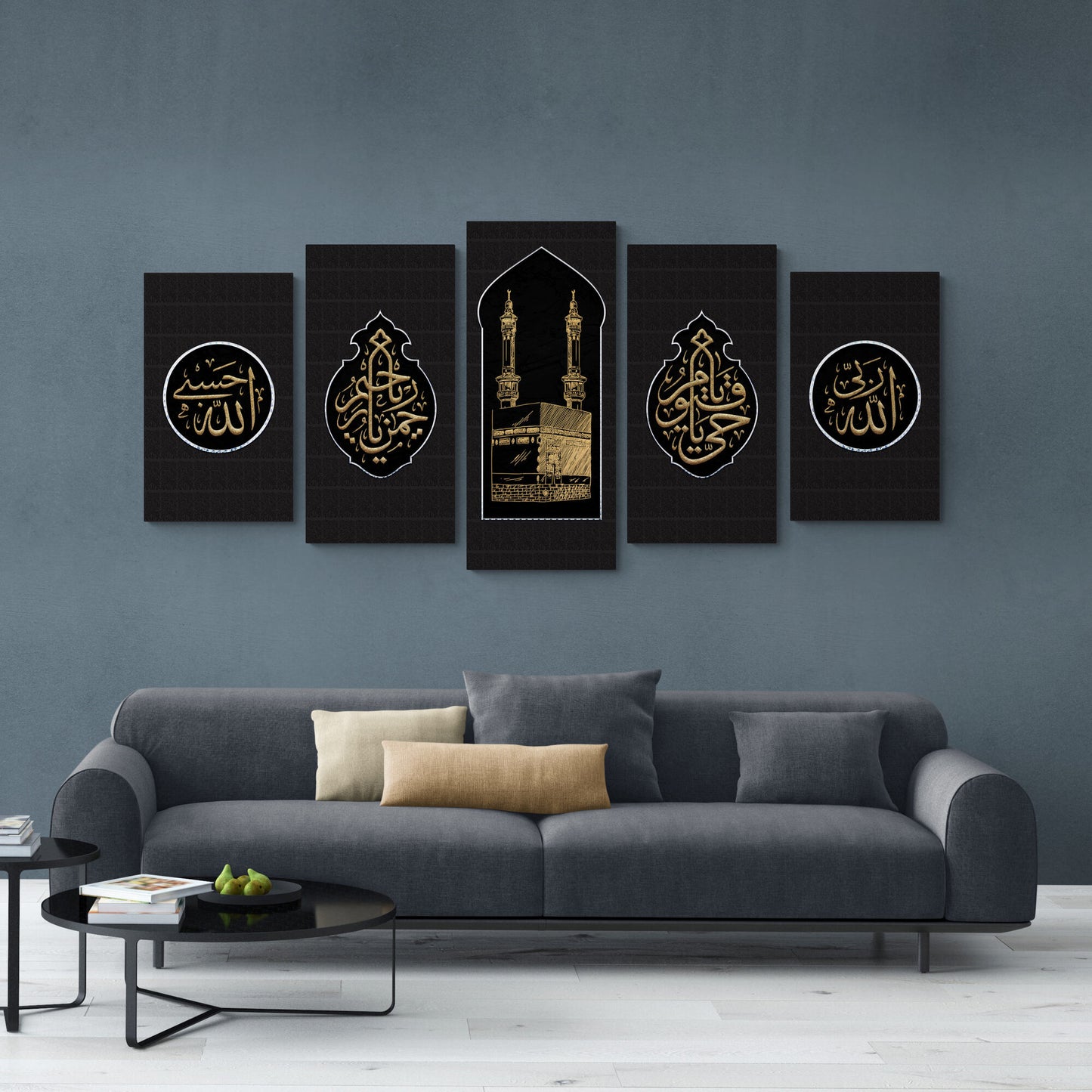 ISLAMIC HOME DECOR-Kiswah of the Kaaba-Makkah-Hajj Artwork-Giclée Fine Art Print