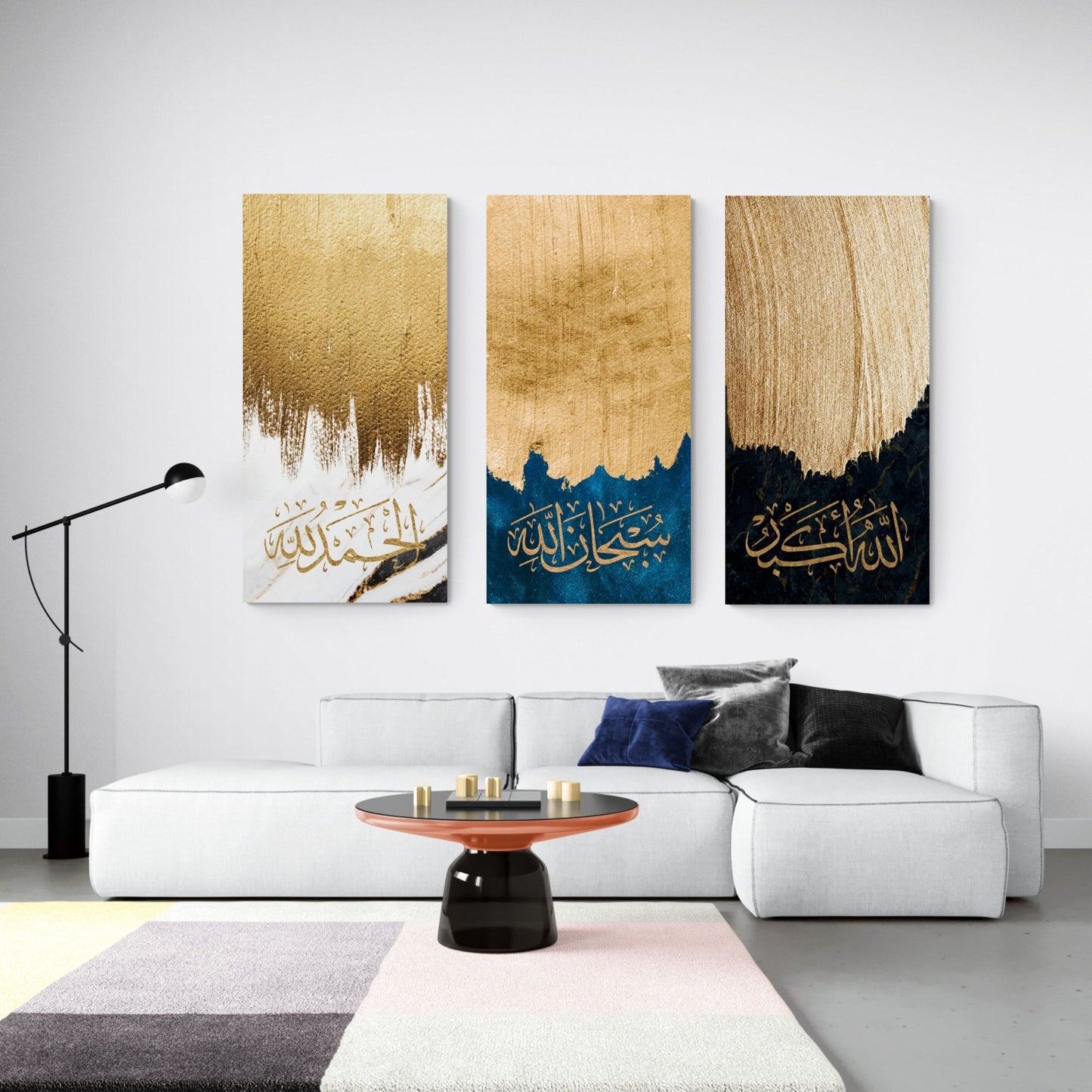 Abstract Islamic Wall Art-Dhikr(Zikr)-Thuluth-Giclée Fine Art Print - Arab Canvas