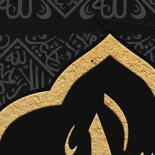 Ayat ul Kursi-Kiswah of Kaaba-Traditional Islamic Art-Giclée Fine Art Print - arabcanvasstore