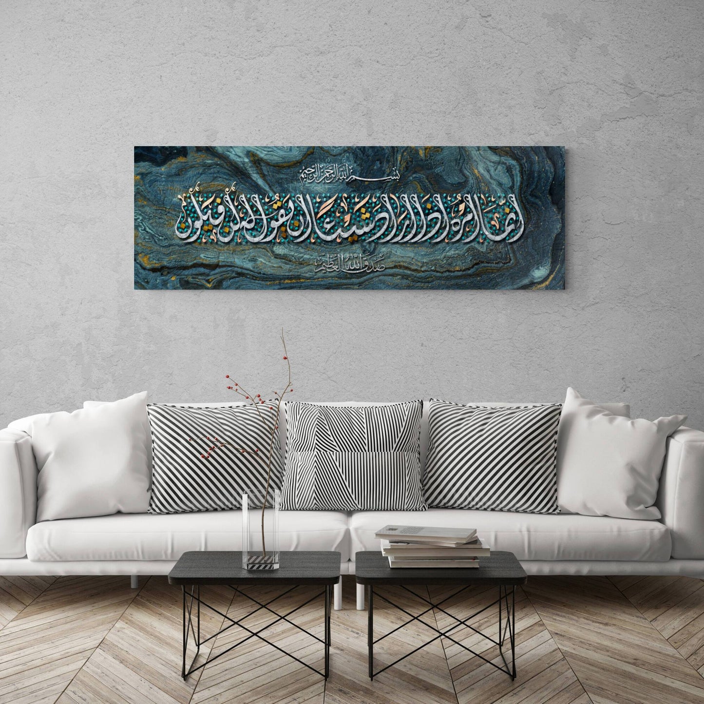 Islamic Art-Kun Fayakoon-Modern Islamic Decor-Diwani-Giclée Fine Art Print - Arab Canvas