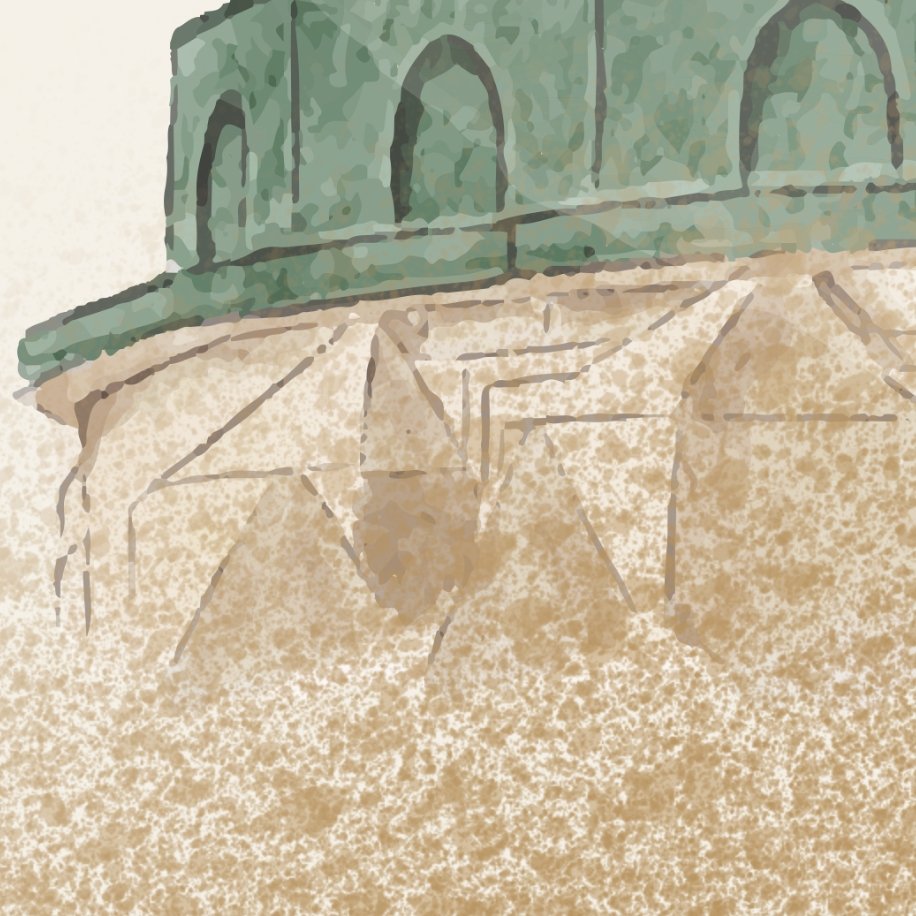 Masjid un Nabawi Abstact Islamic Art - Arab Canvas