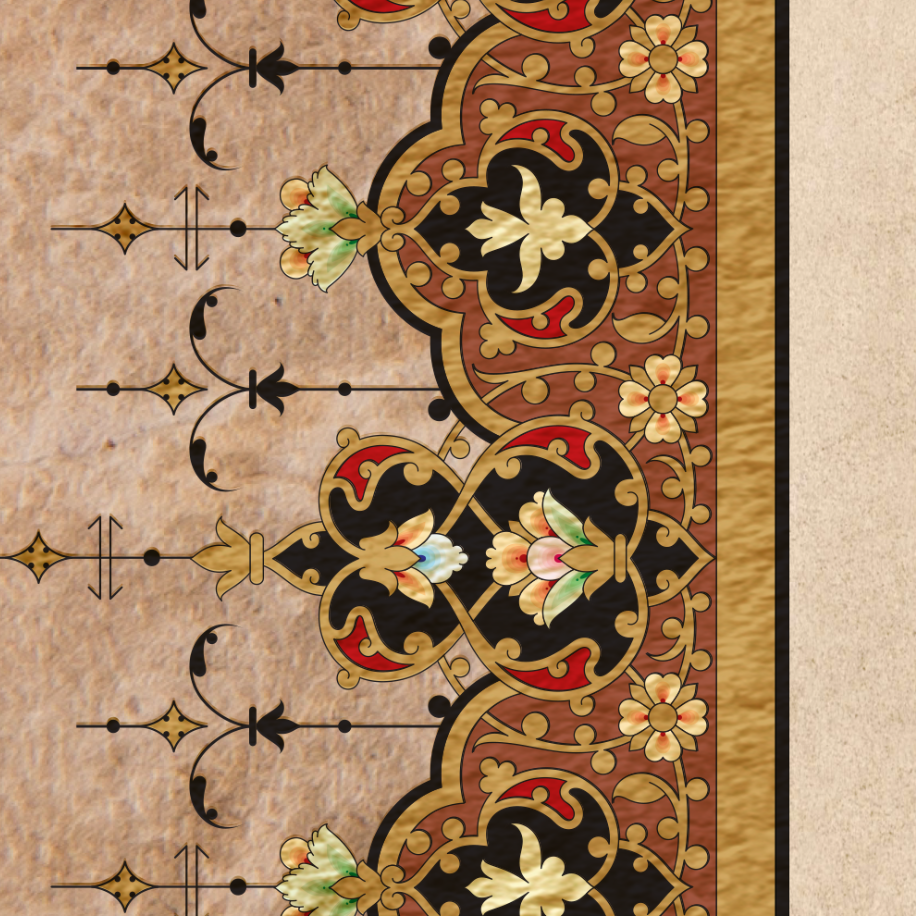 ISLAMIC ART TRADITIONAL-Surah Al Asr-Original Arabic Calligraphy-Thuluth