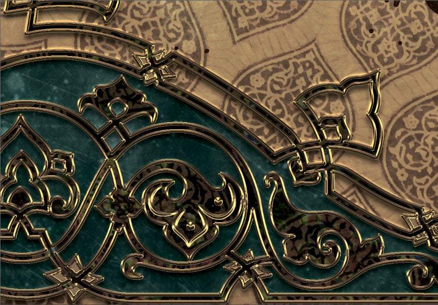 3 Quls-Modern Islamic Decor-Thuluth-Giclée Fine Art Print - arabcanvasstore