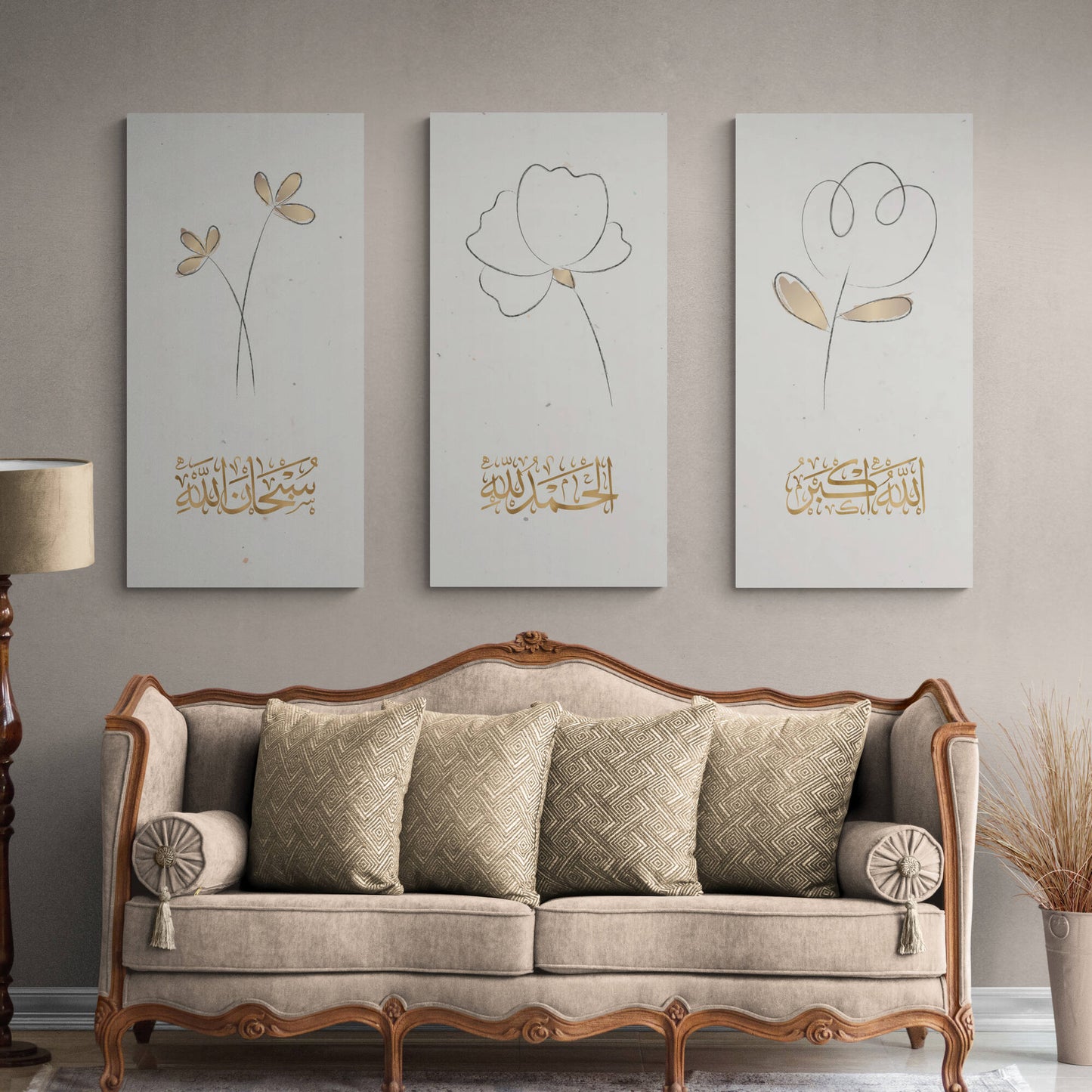 MODERN ISLAMIC ART-Dhikr Tasbeeh-Thuluth-Giclée Fine Art Print