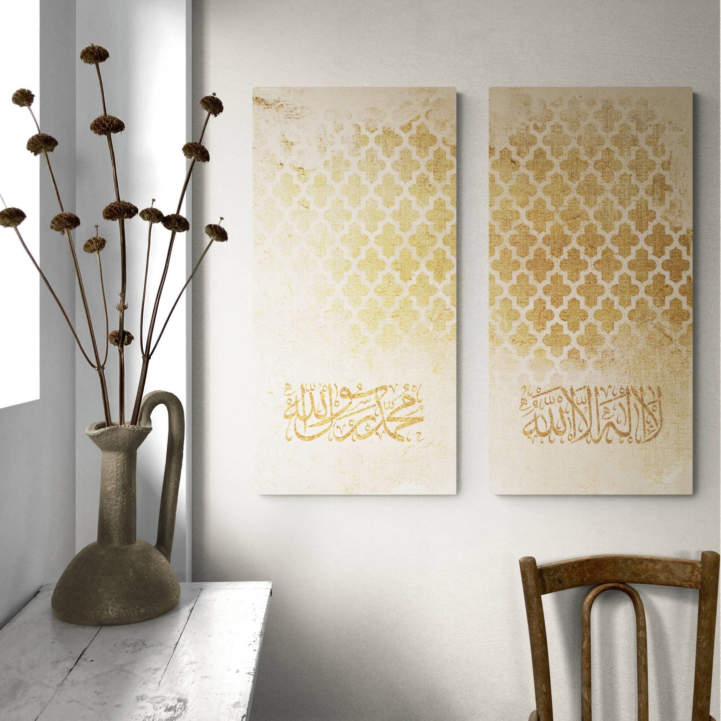 Kalima tus Shahada-Modern Islamic Art-Thuluth-Giclée Fine Art Print