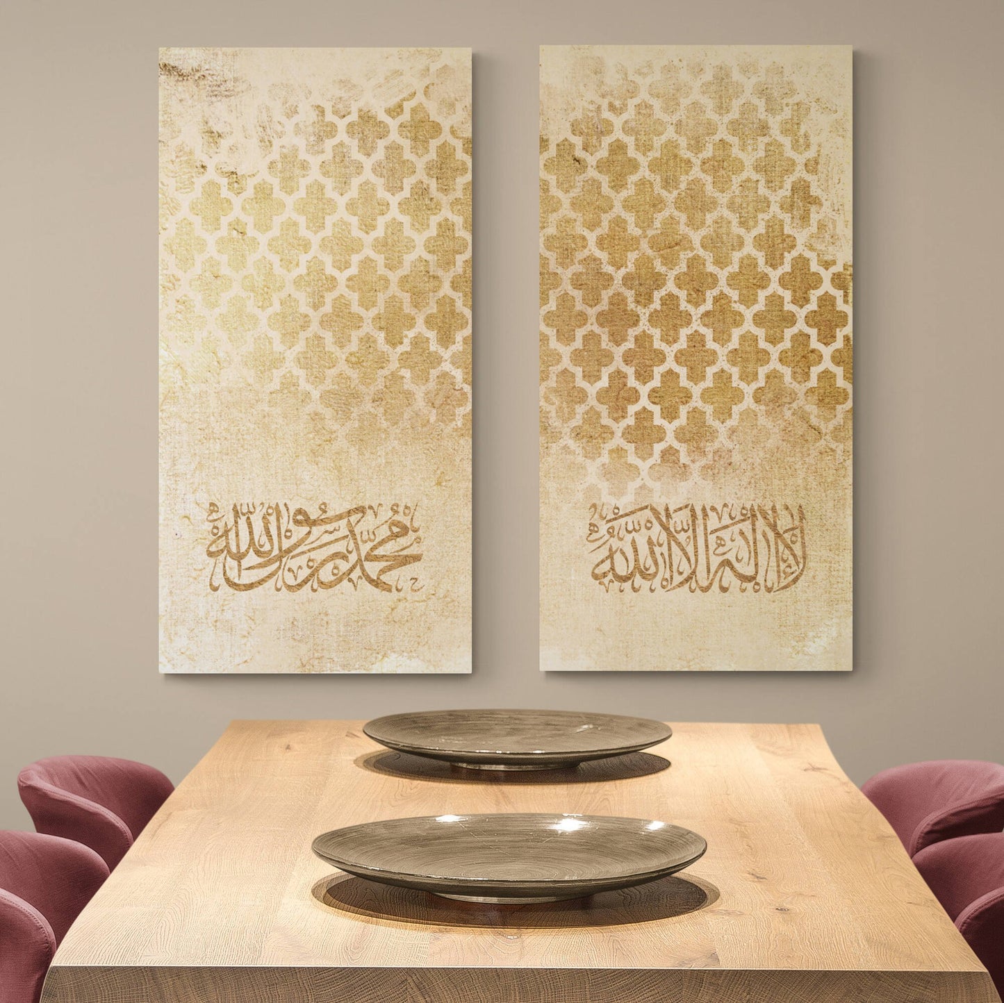 Kalima tus Shahada-Modern Islamic Art-Thuluth-Giclée Fine Art Print