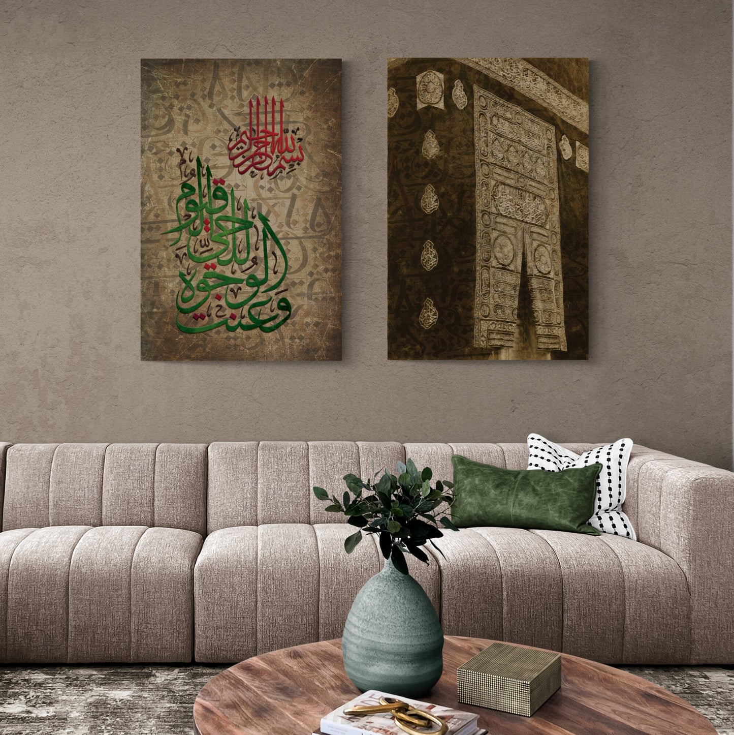 Baitullah-Digitally Painted Islamic Canvas-Giclée Fine Art Print