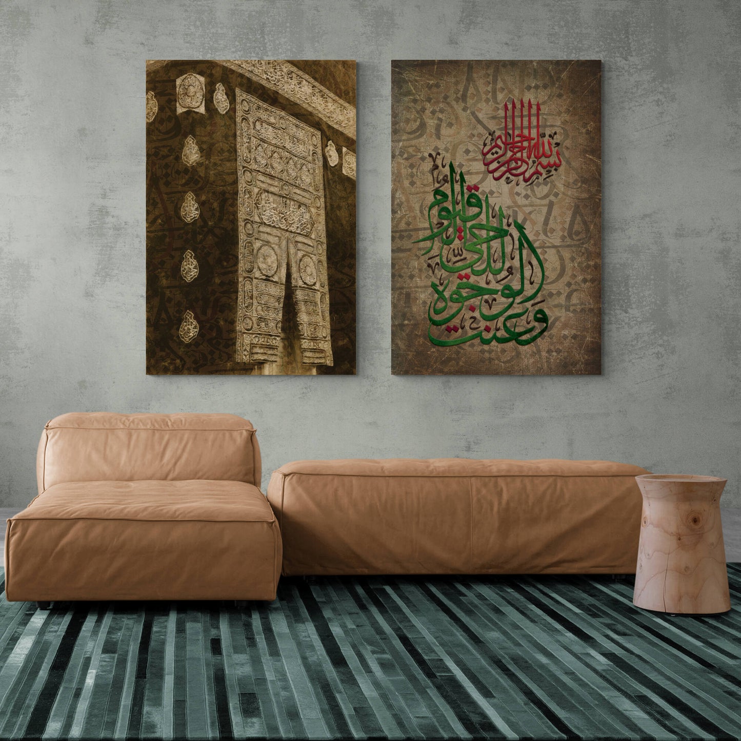 Baitullah-Digitally Painted Islamic Canvas-Giclée Fine Art Print