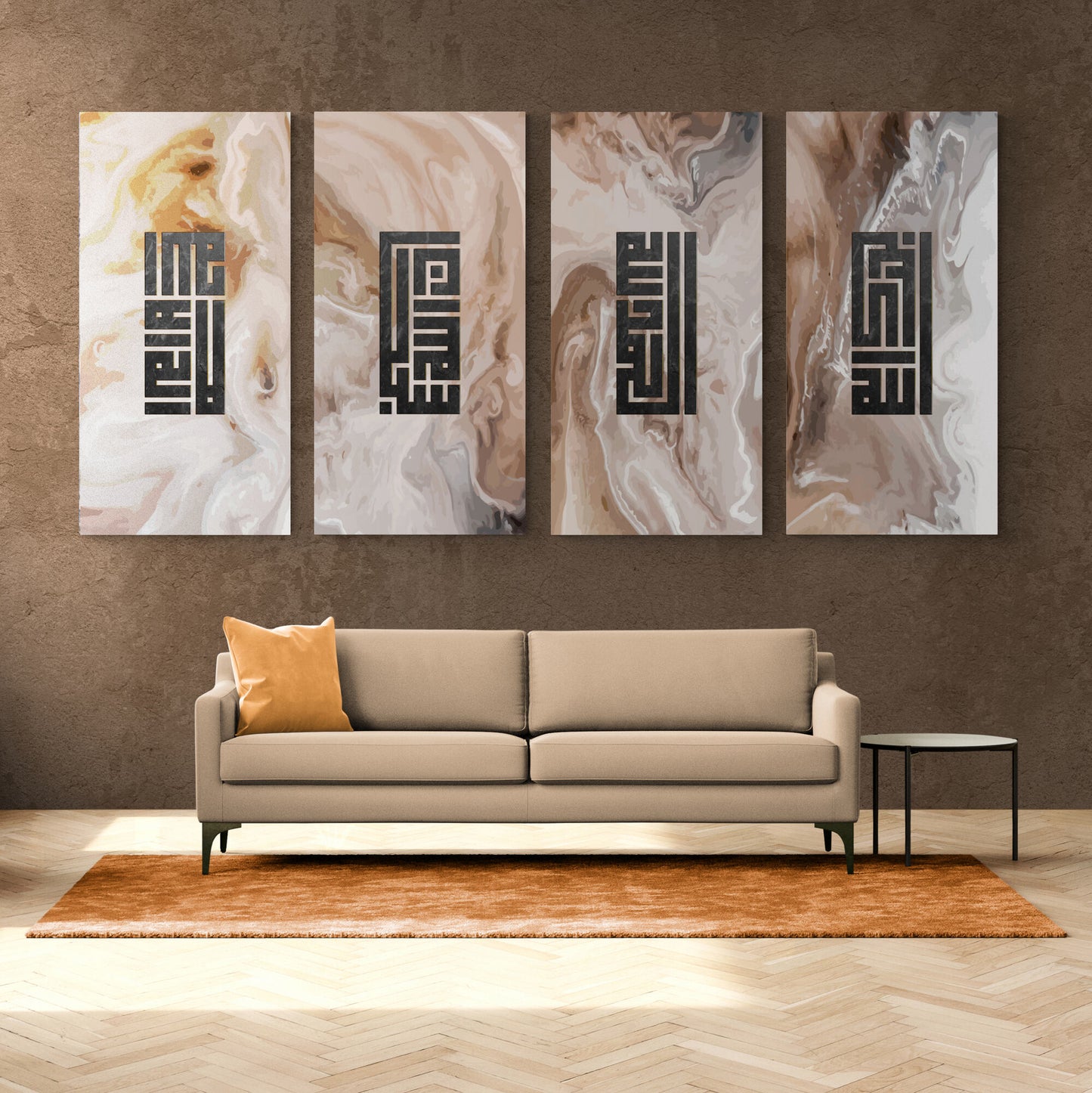 Zikr(Dhikr)-Abstract Islamic Wall Art-Square Kufi-Giclée Fine Art Print