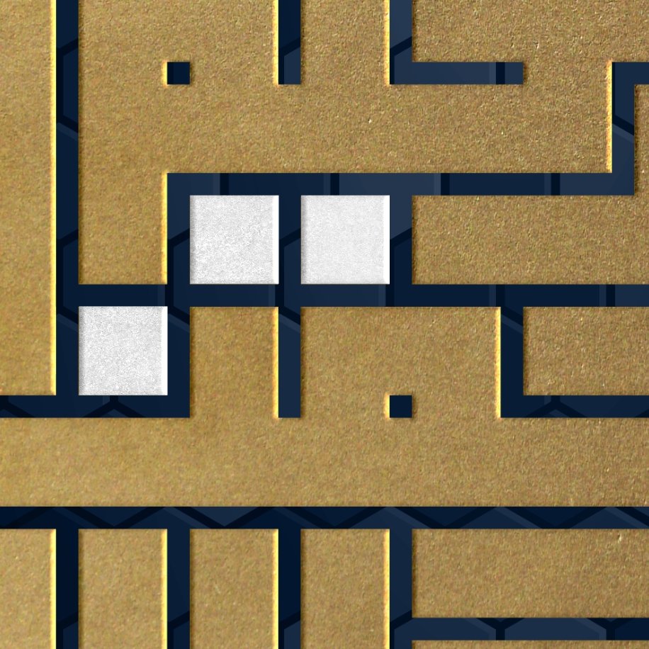 Bismillah-Modern Islamic Wall Decor-Kufi-Giclée Fine Art Print - Arab Canvas