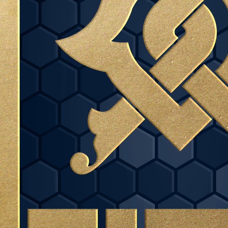 Bismillah-Modern Islamic Wall Decor-Kufi-Giclée Fine Art Print - Arab Canvas