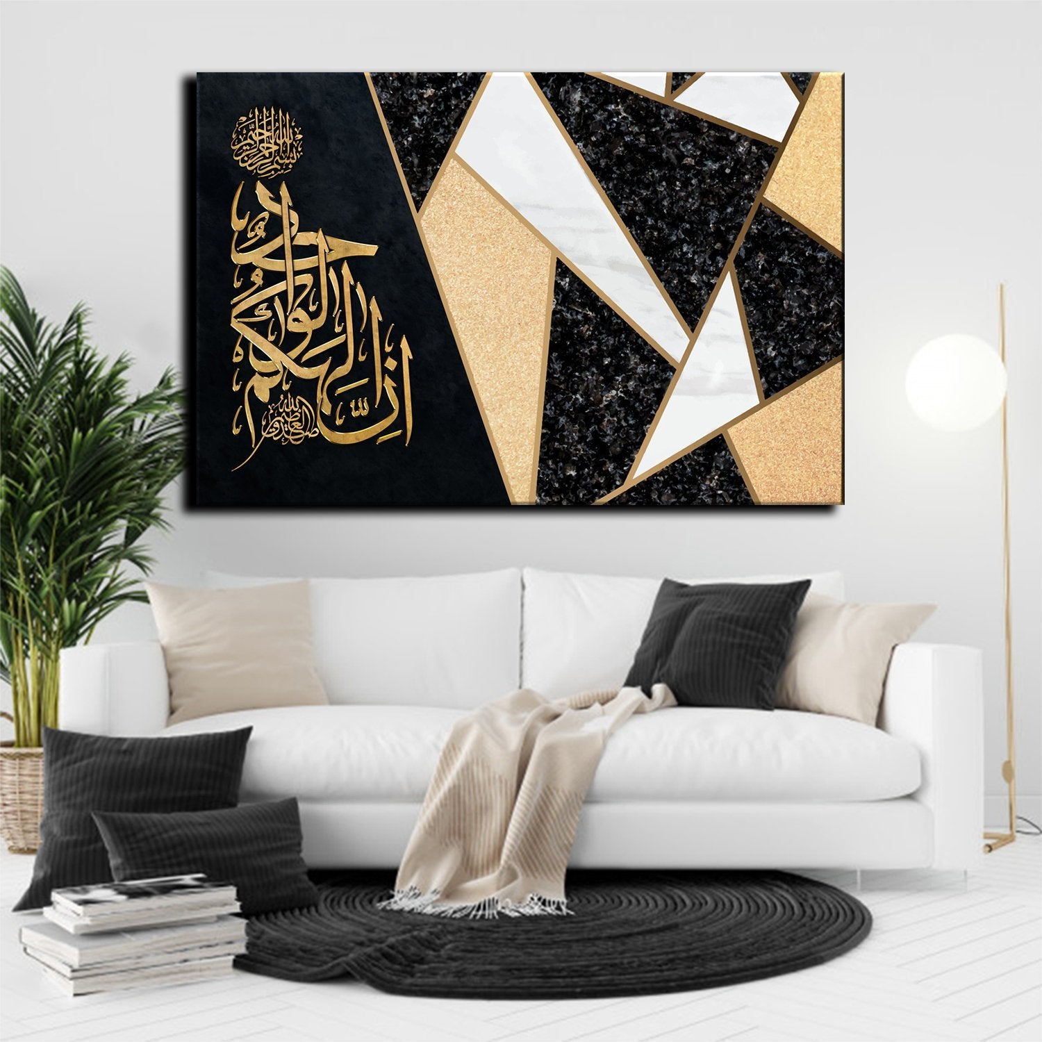 Surah Saffaat-Modern Islamic Abstract Art-Thuluth-Giclée Fine Art Print - arabcanvasstore